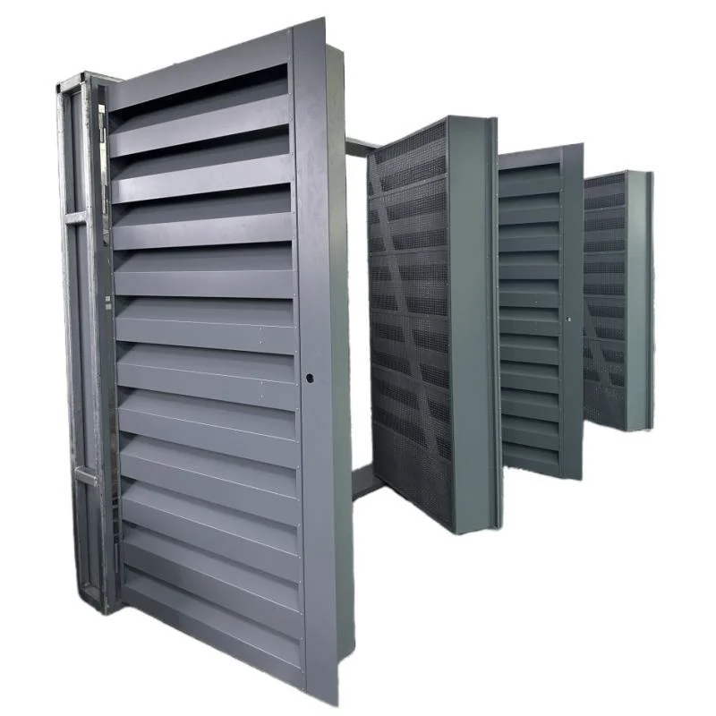 Cooling Tower Inlet Attenuators and Screens Single or Double Leaf Acoustic Door