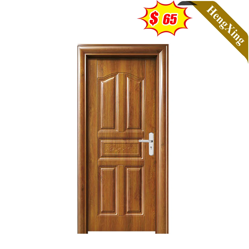 Factory Wholesale Gold Elegant Strong WPC PVC Front Solid Wood Sliding Glass Door