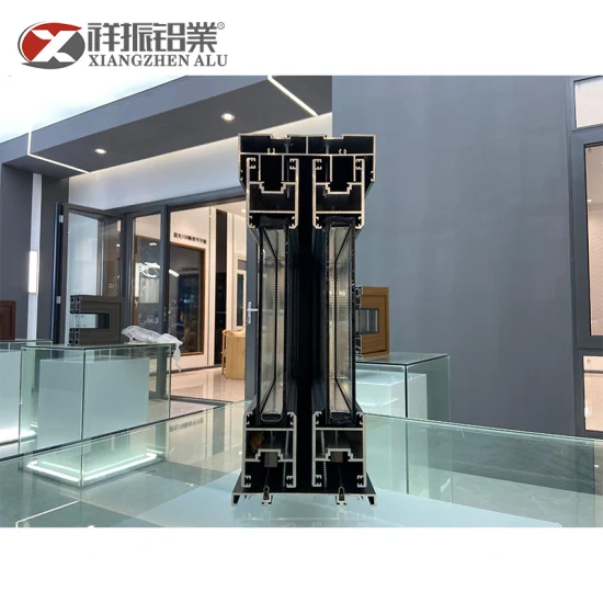 Powder Coating and Wood Grain Aluminium Extruded Alloy Frame for Windows and Doors