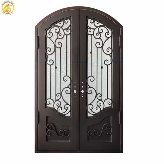 China Factory Single Double New Turkish Design Turkey Entrance Exterior Iron Metal Security Steel Door